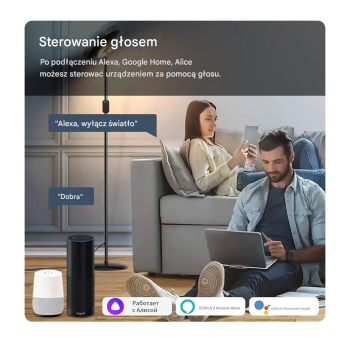 Przekaźnik Sterownik Włącznik Wi-Fi Aplikacja do puszki 60